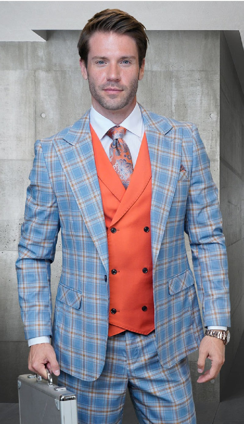 Statement  Sunset-BL Mens Suit