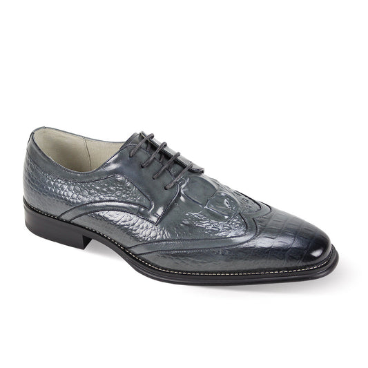 Giovanni Leather Dress Shoes-SHANE-GRY