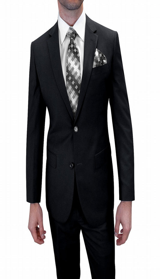 Statement  TS-02-BK Mens Suit