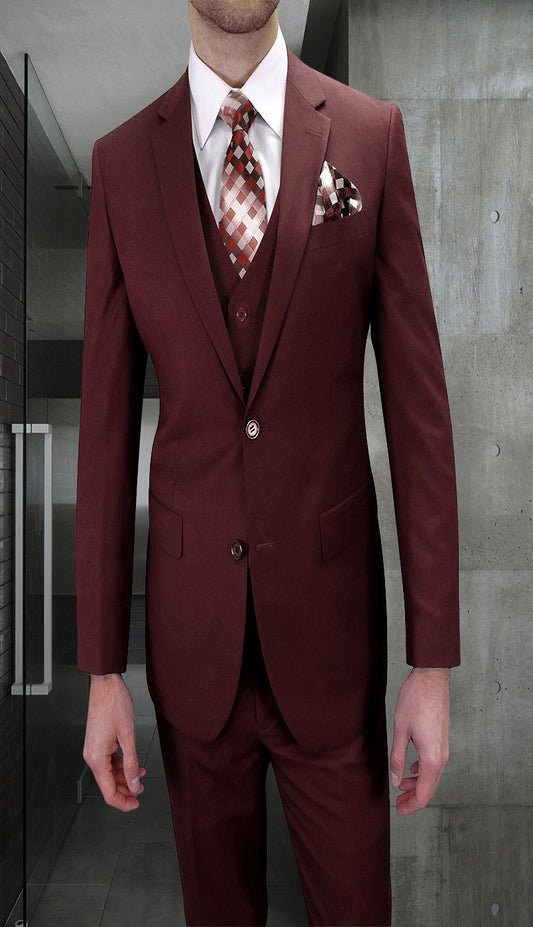 Statement  TS-2V-BU Mens Suit