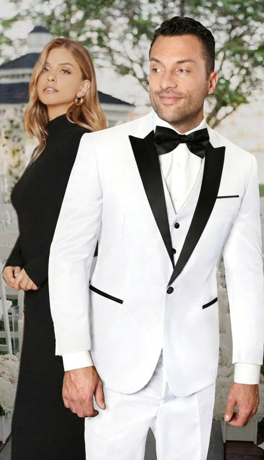 Statement TUX-PK-WHITE Mens TUXEDO