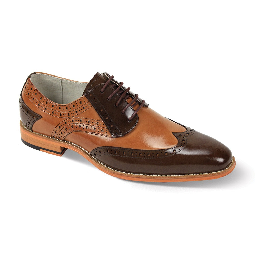 Giovanni Leather TROY-CHBRN-TAN Shoes