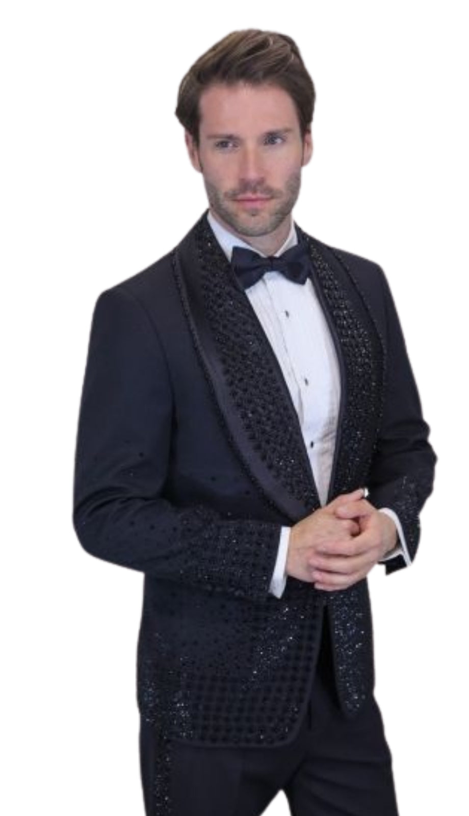Statement AWARD-BLACK-BLACK Mens Suit