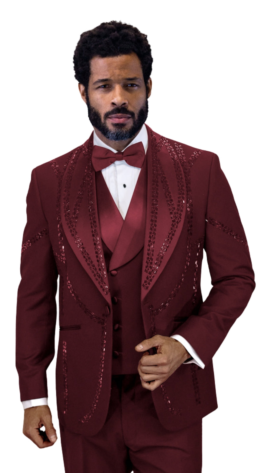 Statement CHIC-BUR-3PC Mens Tuxedo
