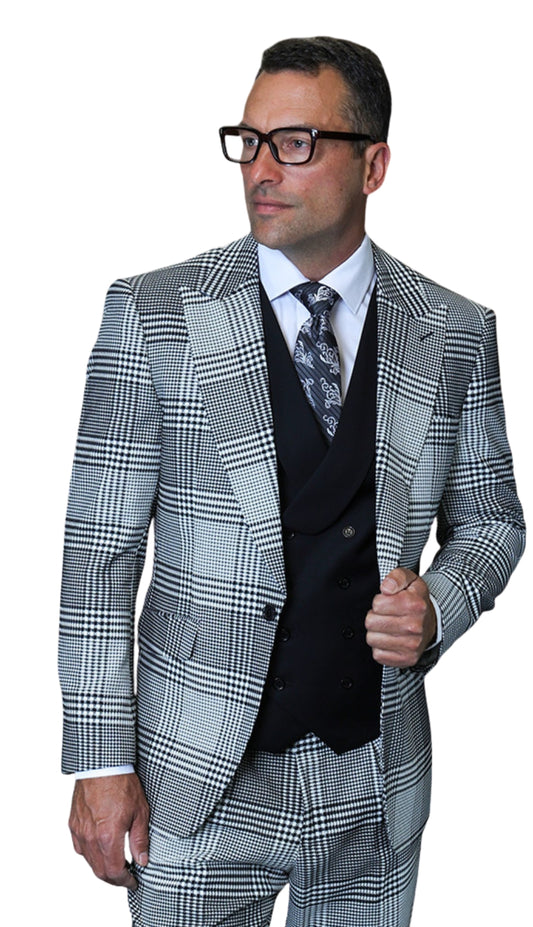 Statement EMILIA-BLACK-3PC Mens Suit