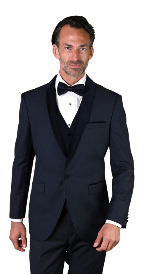 Statement ENCORE-V-NAVY Mens Suit
