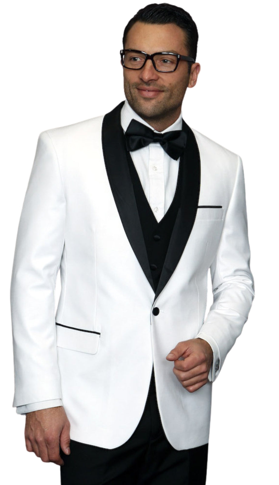 Statement -WHITE-3PC Mens Church Suit