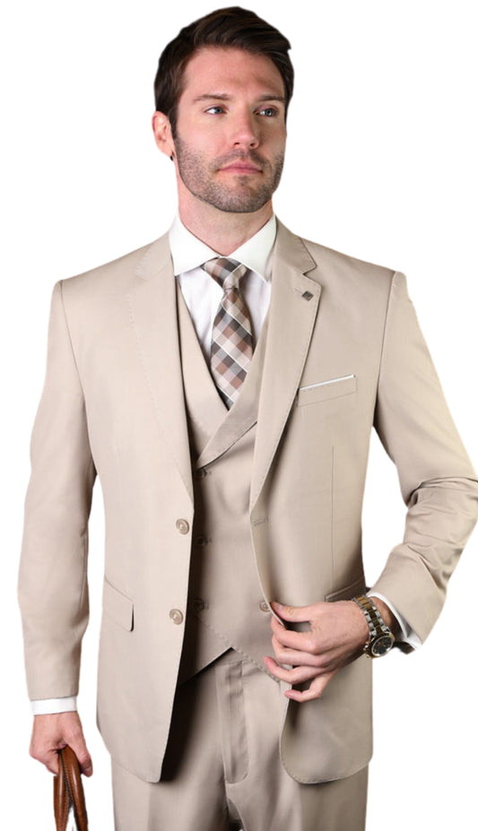 Statement MESSINA-TAN-3PC Mens Suit