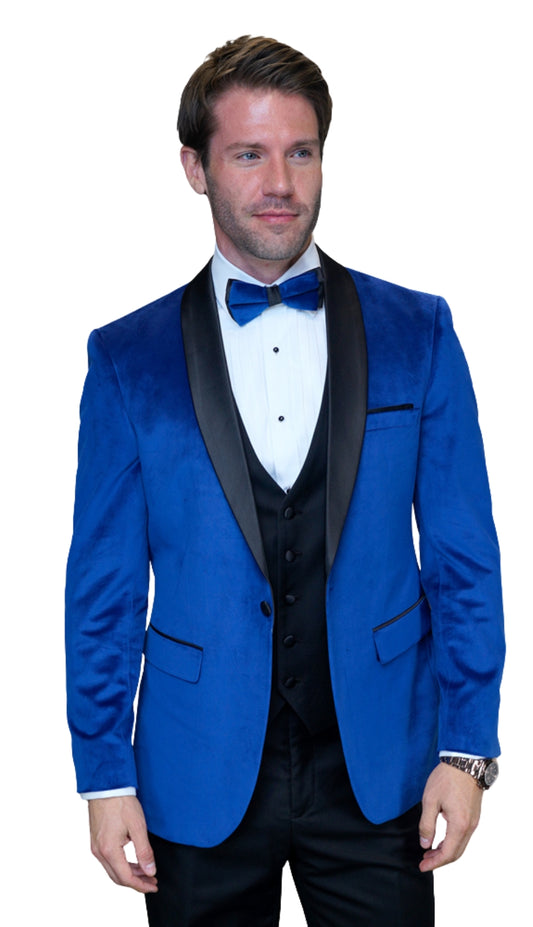 Statement VL-100-ROYAL-2PC Mens Church Suit